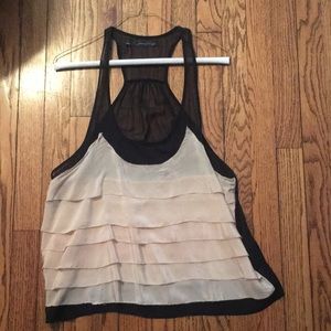 Perfect condition black & pink blouse size medium